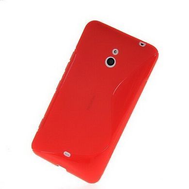 Чохол TPU S-line для Nokia Lumia 1320 Червоний