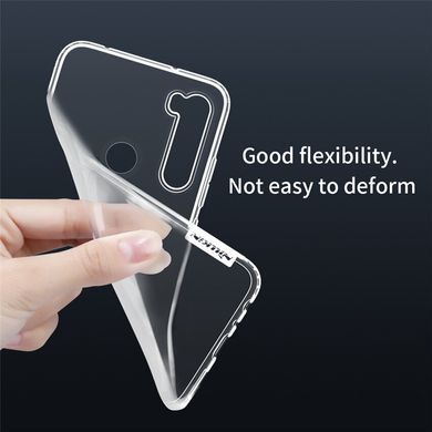 TPU чехол Nillkin Nature для Xiaomi Redmi Note 8 / Note 8 2021 Прозрачный