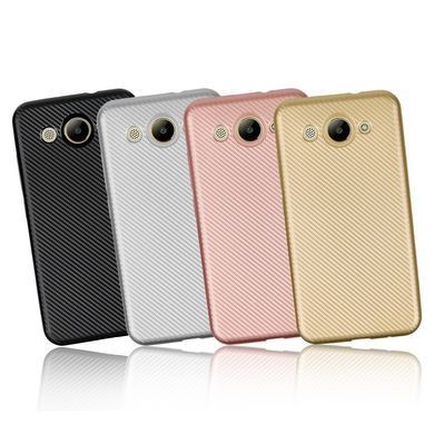 Захисний чохол Carbon TPU для Huawei Y3 2017 / Y3 2018 Чорний