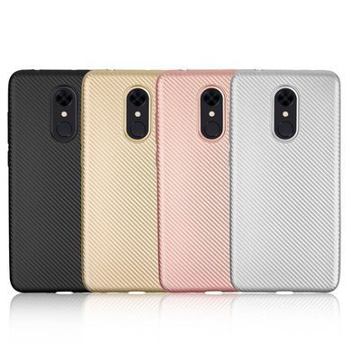 Защитный чехол Carbon TPU для Xiaomi Redmi 5 Розовый