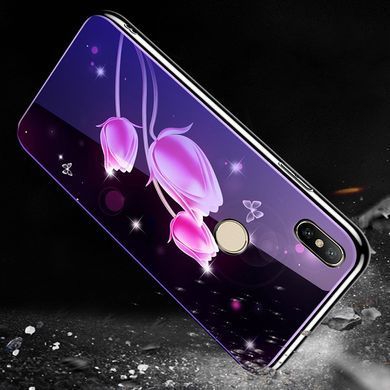 Захисний чохол Fantasy з глянцевими торцями для Xiaomi Redmi 6 Pro / Mi A2 Lite (тюльпани) Рожевий