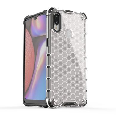Защитный чехол Honeycomb для Samsung A107F Galaxy A10S / M017F Galaxy M01s Прозрачный