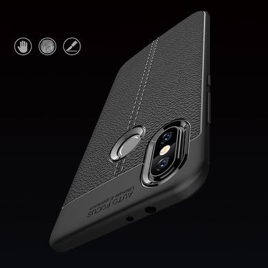 Захисний чохол Leather для Xiaomi Mi6x / Mi A2 Чорний