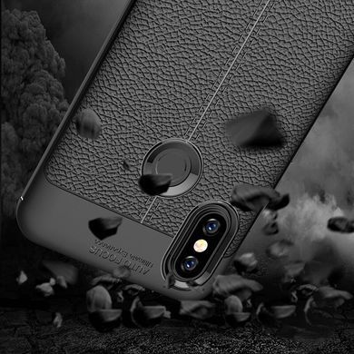 Захисний чохол Leather для Xiaomi Mi6x / Mi A2 Чорний