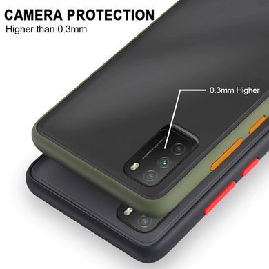 Защитный чехол Сolor Buttons для Xiaomi Poco M3 Зеленый