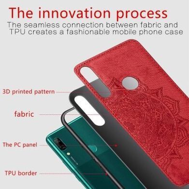 Защитный чехол Textile Decor для Huawei P Smart Z Черный