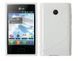 Чехол TPU S-line для LG E400 / E405 Optimus L3 Белый