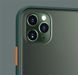 Захисний чохол Сolor Buttons для iPhone 11 Pro Max Чорний
