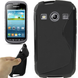 Чехол TPU S-line для Samsung S7710 Galaxy Xcover II Черный