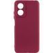 Защитный чехол Lakshmi Case Full Camera для Oppo A17 / A17k Бордовый