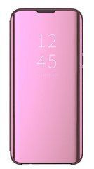 Чехол-книжка Clear View Mirror для Huawei P40 Lite Розовый