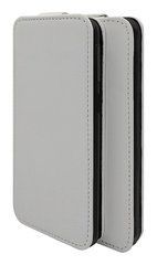 Чехол из натуральной кожи Genuine Leather Flip для Huawei Y7 Prime 2018 Белый