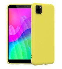 Защитный чехол Liquid Case Full Cover для Huawei Y5p Желтый