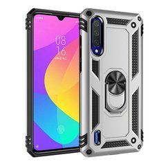 Защитный чехол Kvadrat Ring для Xiaomi Mi A3 / Mi CC9e Серебристый