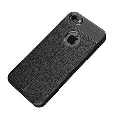 Захисний чохол Leather для iPhone 6 / 6s Чорний
