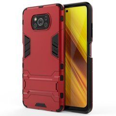 Защитный чехол Strong Guard для Xiaomi Poco X3 / X3 NFC / X3 Pro Красный