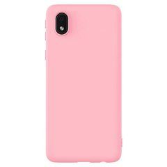 Защитный чехол TPU Softon для Samsung A013F Galaxy A01 Core / M013F Galaxy M01 Core Розовый
