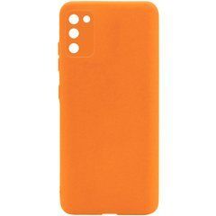 Защитный TPU чехол Softon Full Camera для Samsung A025 Galaxy A02s Оранжевый