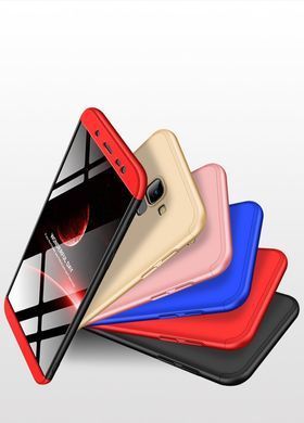 Защитный чехол GKK Full 360 для Samsung J600 Galaxy J6 2018 Черный / Красный