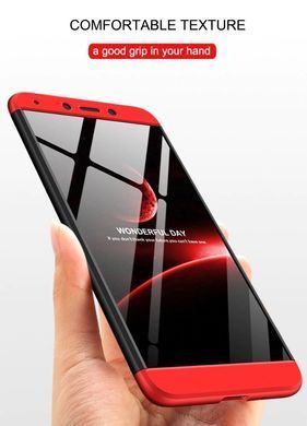 Защитный чехол GKK Full 360 для Xiaomi Redmi 6A Черный / Красный