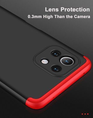 Захисний чохол GKK Full 360 для Xiaomi Mi 11 Lite / Mi 11 Lite 5G / 11 Lite 5G NE Рожевий