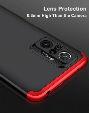 Защитный чехол GKK Full 360 для Xiaomi Redmi Note 10 Pro / 10 Pro Max Красный