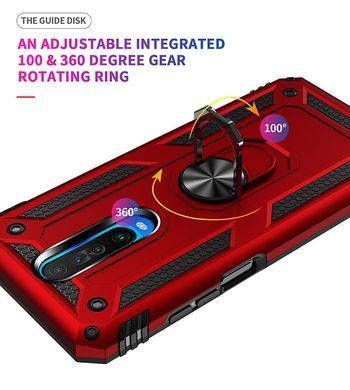 Захисний чохол Kvadrat Ring для Xiaomi Redmi K30 / Poco X2 Чорний