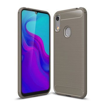 Защитный чехол Slim TPU для Huawei Y6 2019 / Huawei Honor 8A (с вырезом под сканер) Серый