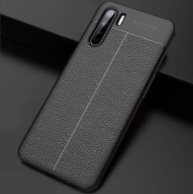 Защитный чехол Leather для Oppo A91 / Reno 3 Черный