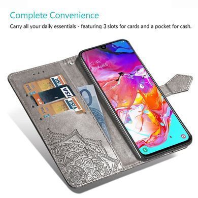 Чохол-книжка Art Book для Samsung A015F Galaxy A01 Сірий