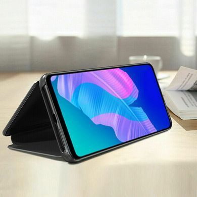 Чехол-книжка Clear View Mirror для Huawei P40 Lite Розовый