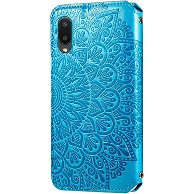 Чехол-книжка Flower Book для Samsung A022F Galaxy A02 Голубой