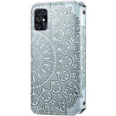 Чехол-книжка Flower Book для ZTE Blade V2020 Smart Серый