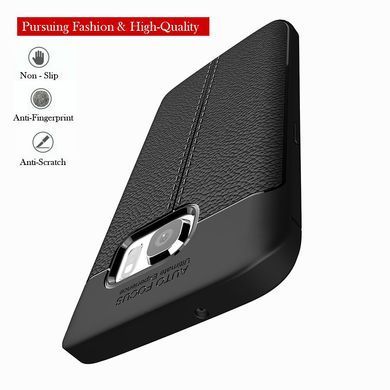 Защитный чехол Leather для Samsung G925F Galaxy S6 Edge Черный