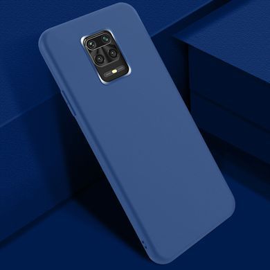 Защитный чехол Liquid Case Full Cover для Xiaomi Redmi Note 9 Pro / Redmi Note 9S / Redmi Note 9 Pro Max Синий