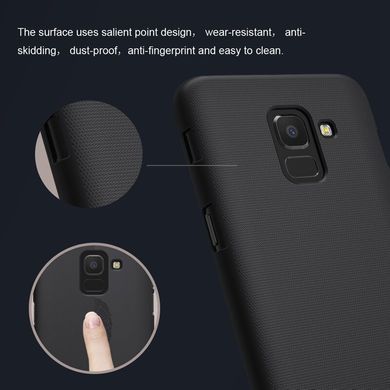 Защитный чехол Nillkin Frosted Shield для Samsung J600 Galaxy J6 2018 Черный
