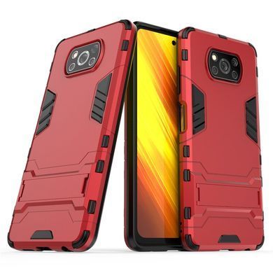 Защитный чехол Strong Guard для Xiaomi Poco X3 / X3 NFC / X3 Pro Красный