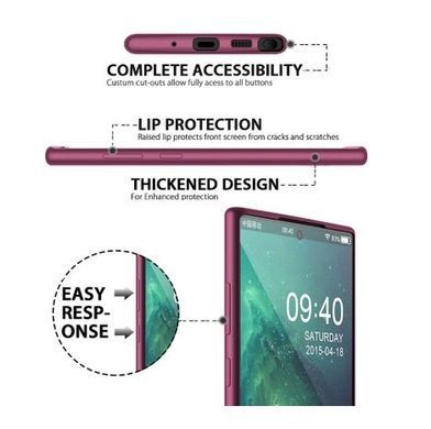 Защитный чехол X-level Guardian для Samsung N970F Galaxy Note 10 Бордовый