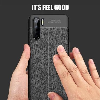 Защитный чехол Leather для Oppo A91 / Reno 3 Черный
