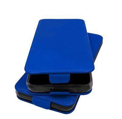 Чохол з натуральної шкіри Genuine Leather Flip для Xiaomi Redmi 10C Синій