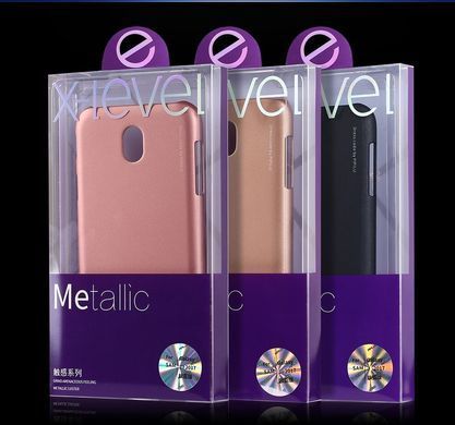 Захисний чохол X-level Metallic для Samsung J330 Galaxy J3 2017 Рожевий