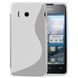 Чехол TPU S-line для Huawei Ascend Y300 Белый