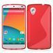 Чехол TPU S-line для LG D821 Nexus 5 Красный