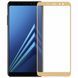 Защитное стекло 3D Plus для Samsung A730 Galaxy A8 Plus 2018 Золотистый