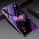 Захисний чохол Fantasy з глянцевими торцями для iPhone 10 (X) / iPhone XS (квіти) Малиновий