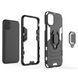 Защитный чехол Strong Guard Ring для iPhone 12 mini Черный