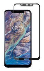 Захисне скло 3D Plus для Nokia 8.1 (Nokia X7) Чорний