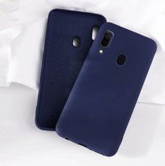 Защитный чехол Liquid Case Full Cover для Samsung A205F Galaxy A20 / A305F Galaxy A30 2019 Dark Blue