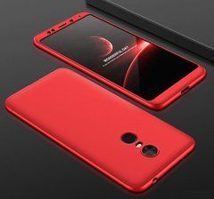 Захисний чохол GKK Full 360 для Xiaomi Redmi 5 Plus Червоний
