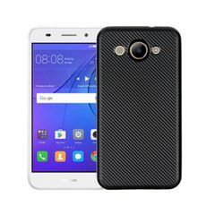 Захисний чохол Carbon TPU для Huawei Y3 2017 / Y3 2018 Чорний